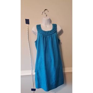 Lane Bryant Blue Turquoise Sleeveless Dress